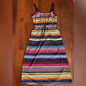 Athleta-Colorful Striped Maxi Dress